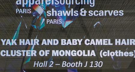 MONGOLIA ON STAGE  - APPAREL SOURCING PARIS (Jan 2020)